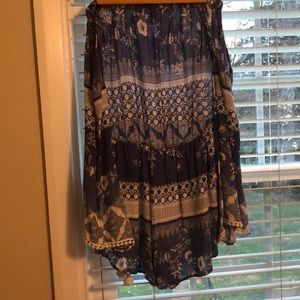 Flowered print romper